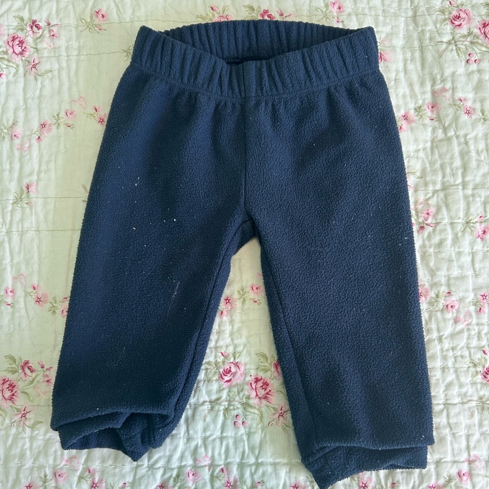 The north face fleece pants size 3-6 months